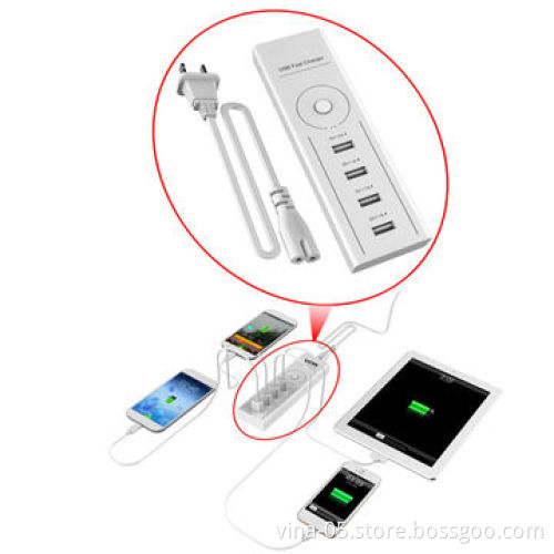 4-port USB power strip